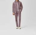 Mauve Stretch Cotton Corduroy Suit