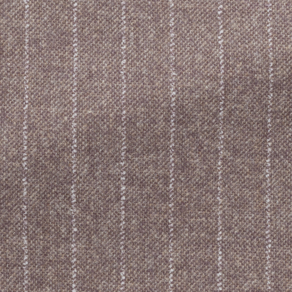 Pale Pink Alpaca–Wool Pinstripe Suit