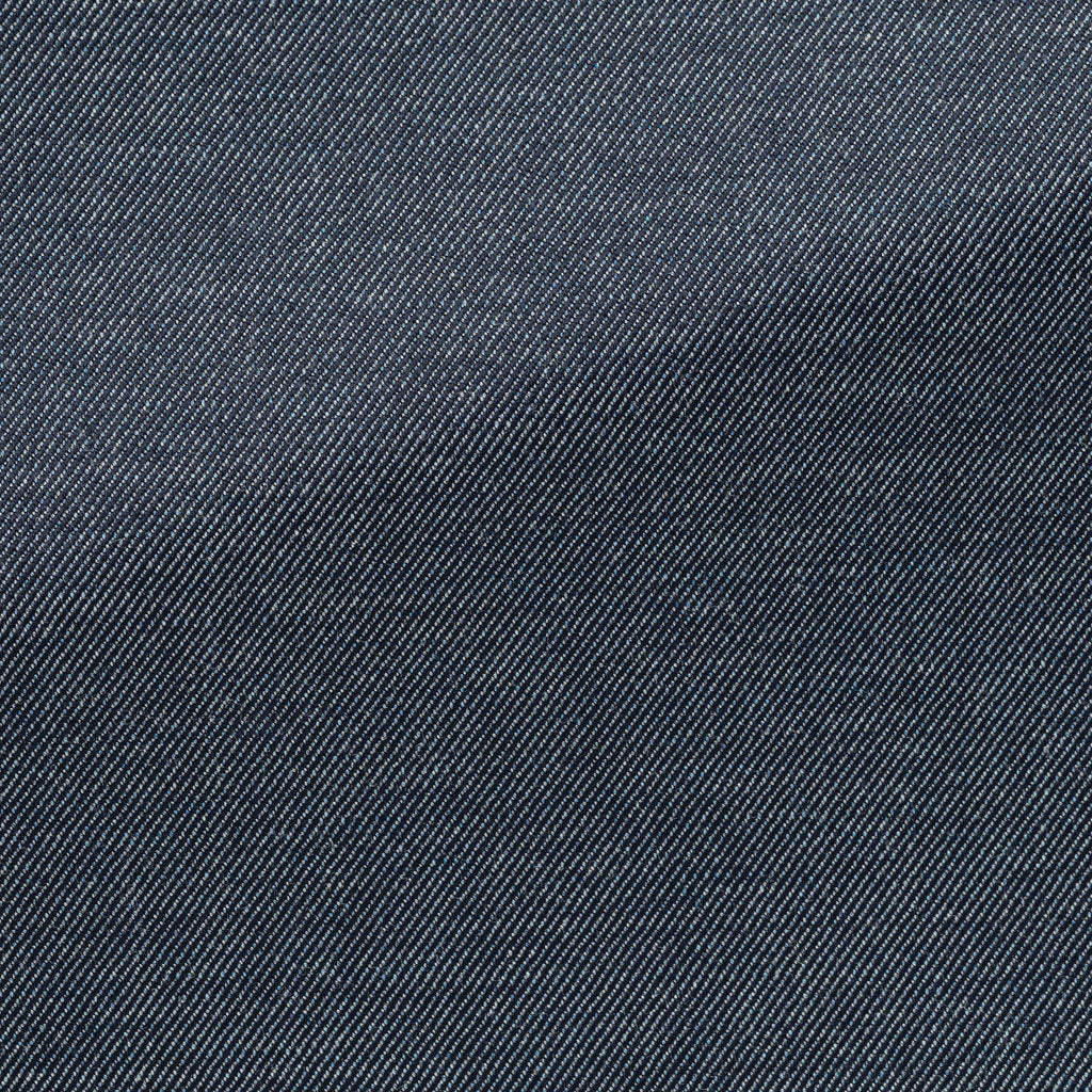 Indigo Blue Stretch Wool Twill Suit