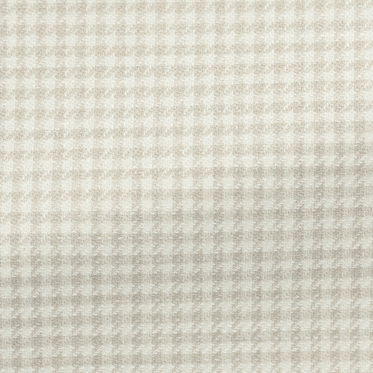 Ivory Ecru Wool Silk Linen Houndstooth Blazer