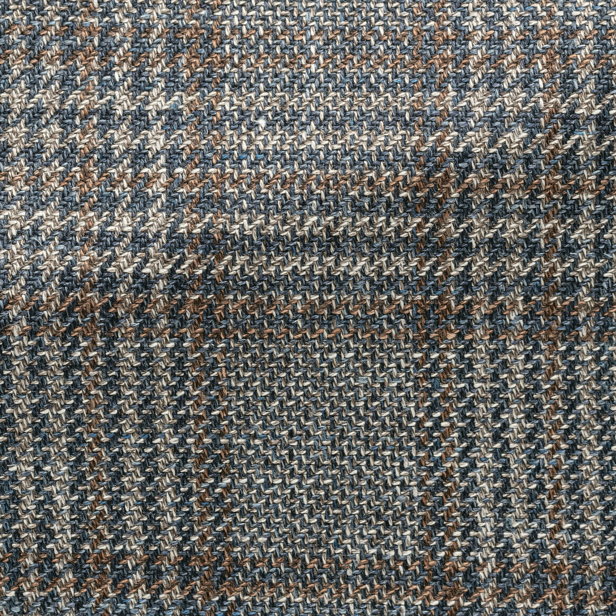 Taupe Oatmeal Sharkskin Glencheck Blazer