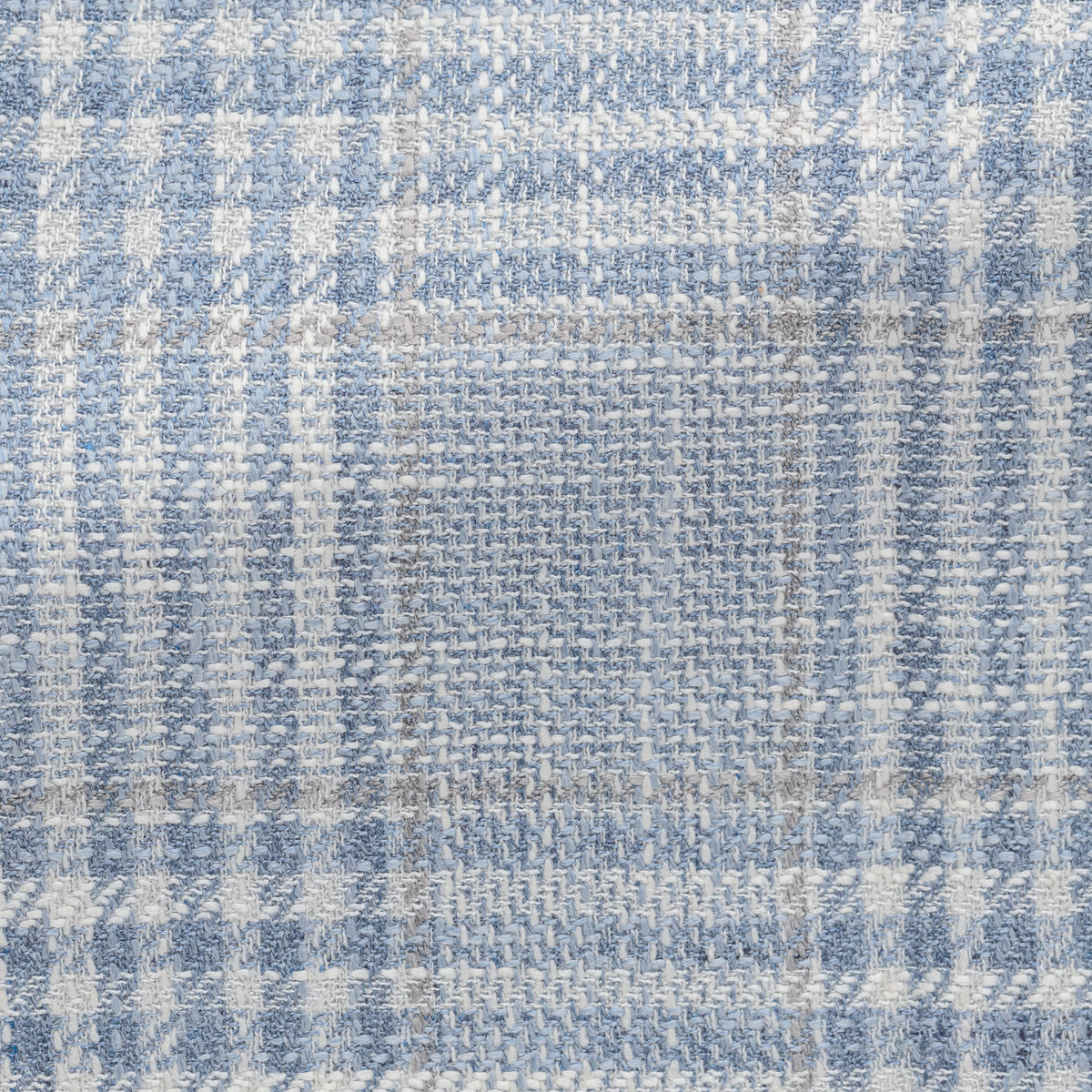 Sky Blue Ivory Glencheck Windowpane Blazer