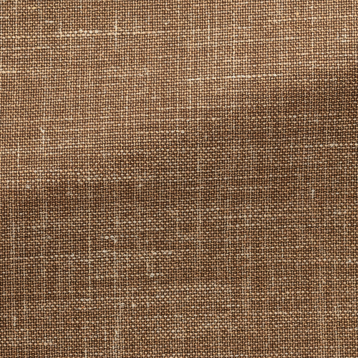 Camel Mélange Wool Silk Linen Basketweave Blazer