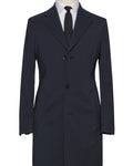 Loro Piana Navy Storm System Overcoat