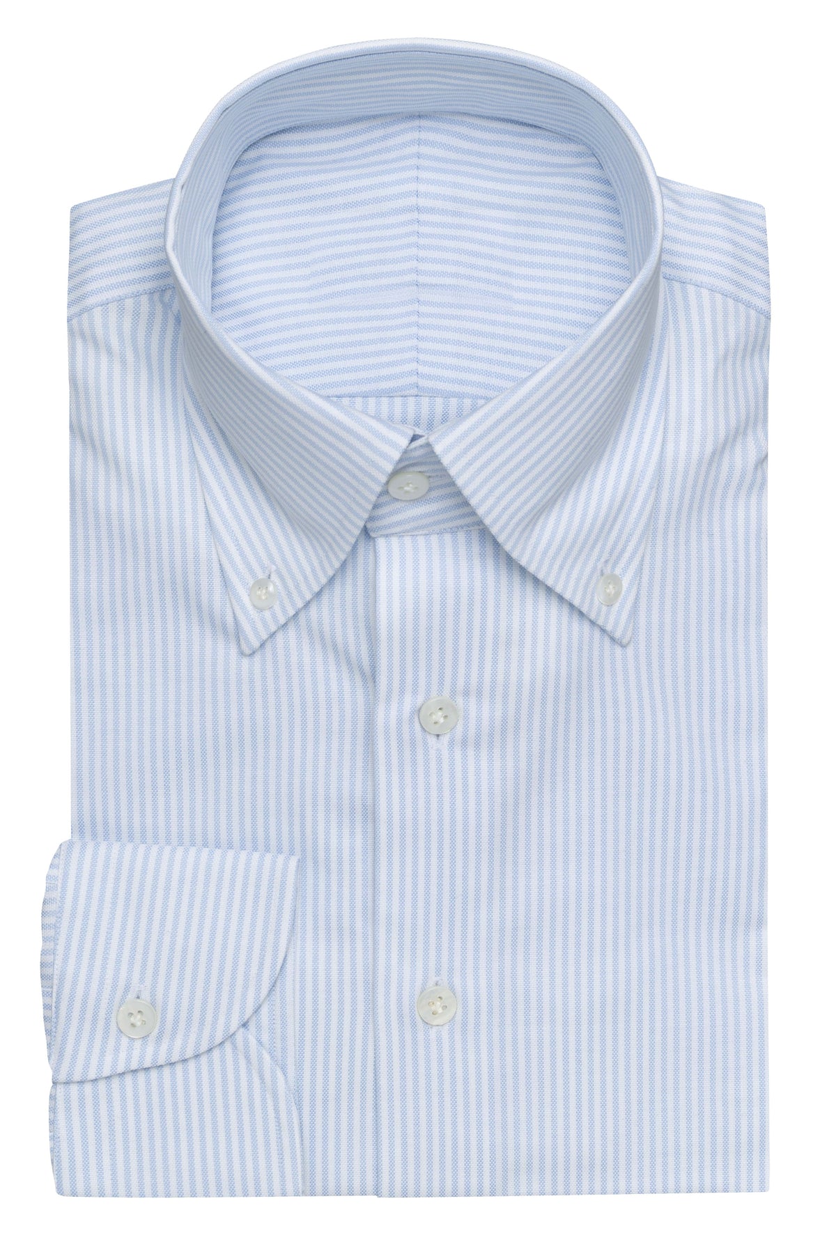Natural Stretch Cotton Oxford Stripe Shirt